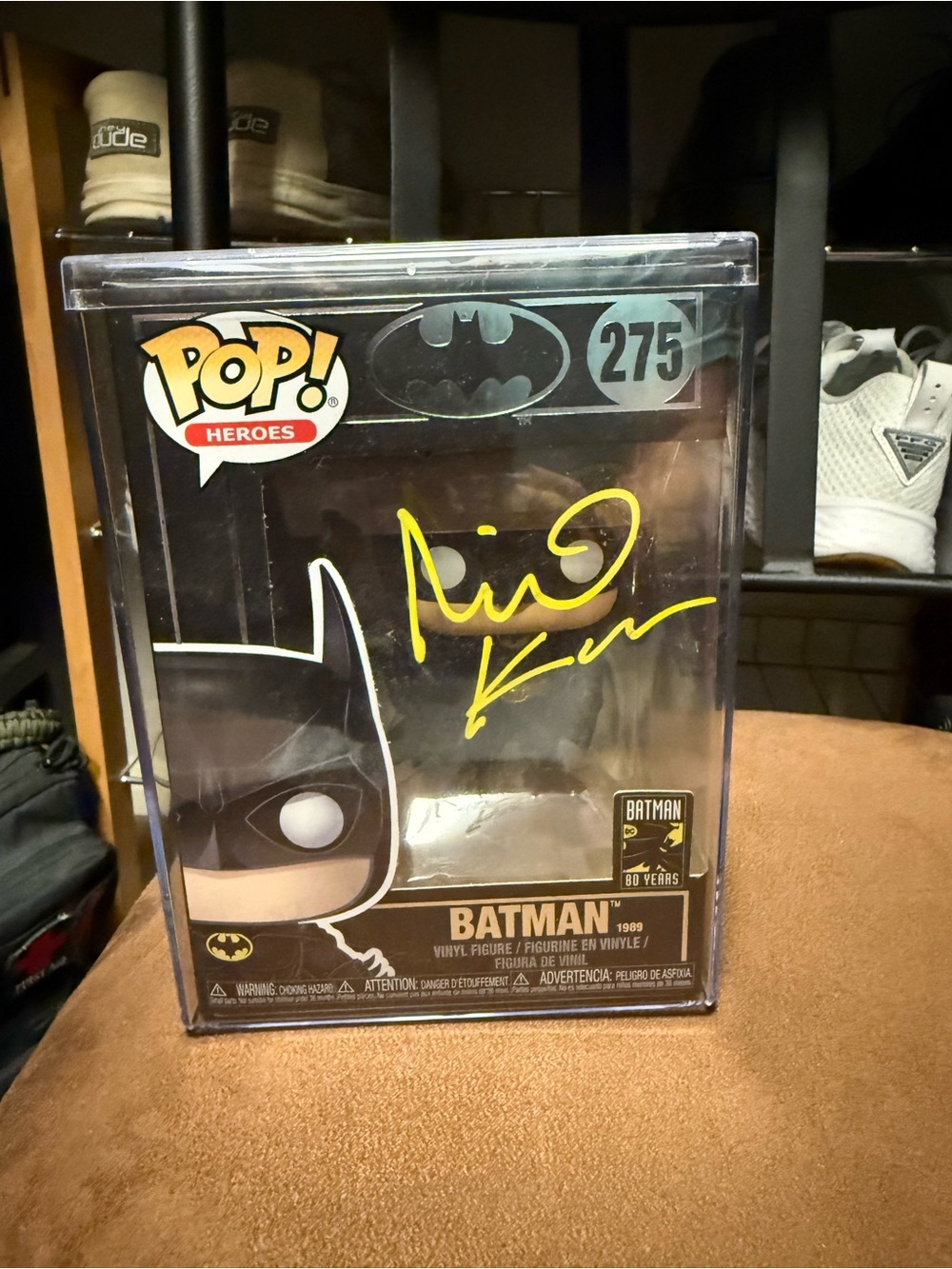 Autograph Michael Keaton Funko pop BATMAN - Picture 3 of 9
